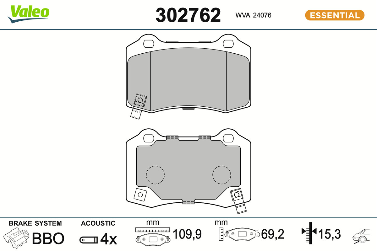 BRAKE PADS FIRST JEEP GRAND CHEROKEE RR